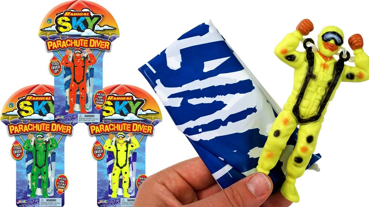 InfinityToys Parachute Action Figure Toy