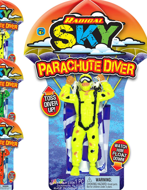 InfinityToys Parachute Action Figure Toy
