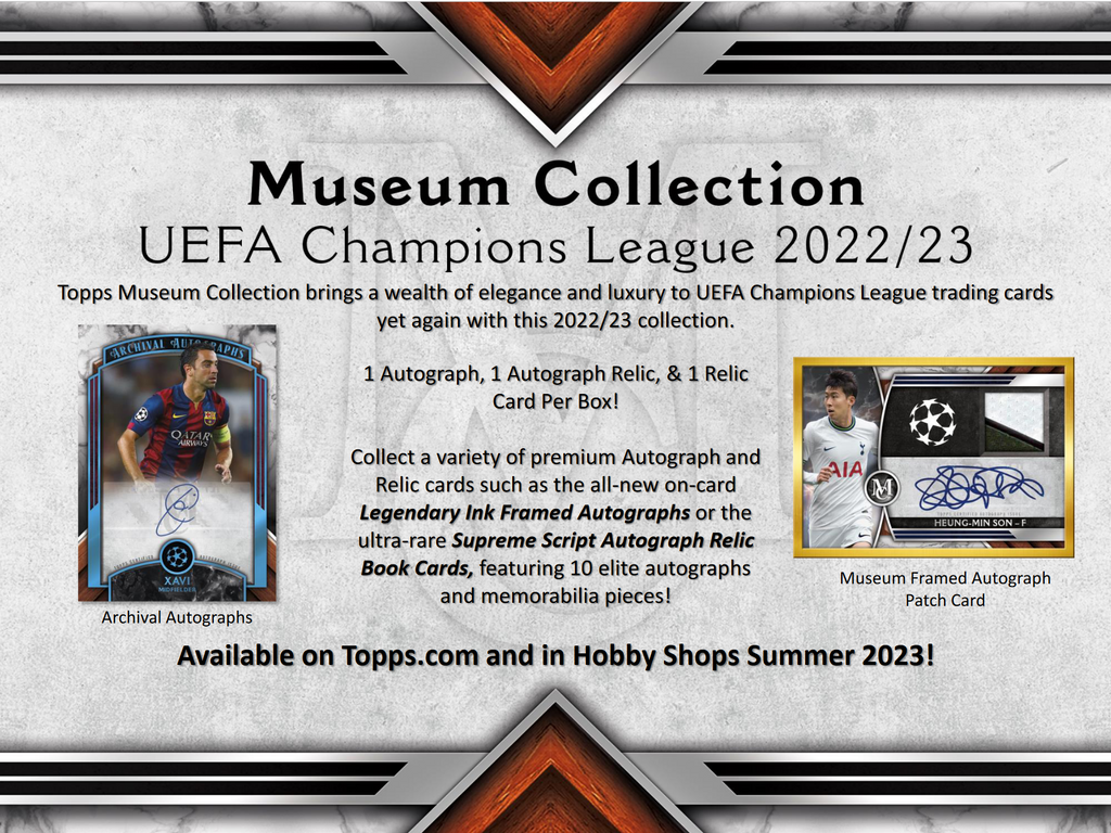 2022-23 Topps UEFA Champions League Museum Collection Soccer Box