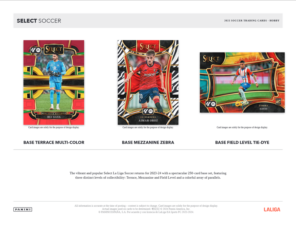 2023-24 Panini Select La Liga Soccer Hobby 12 Box Case
